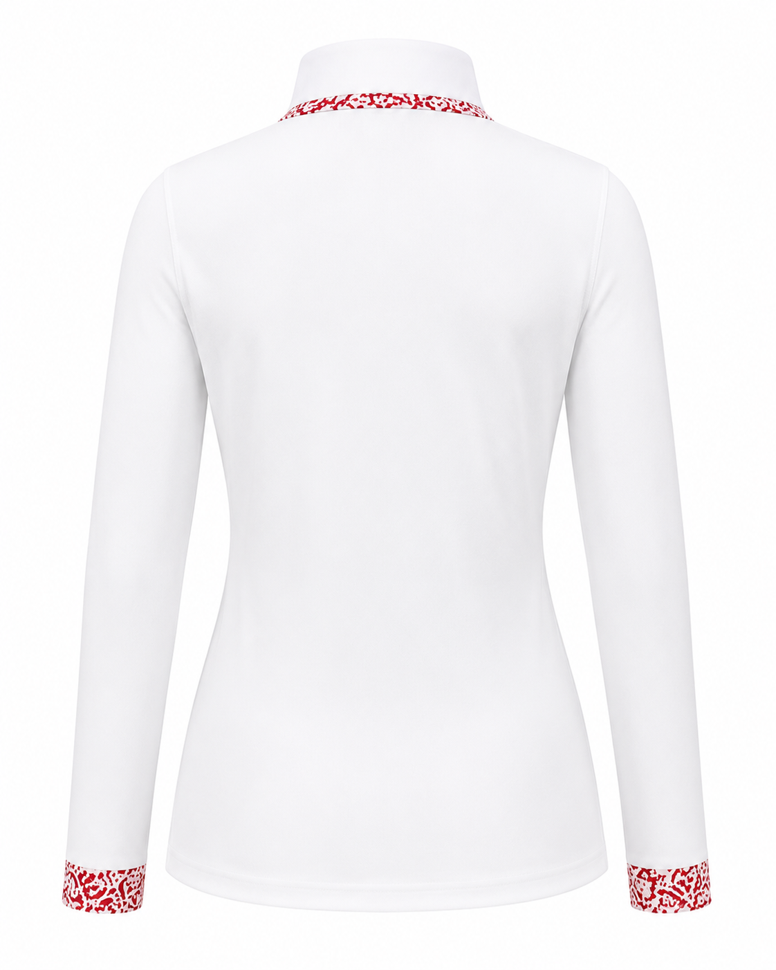 Crimson Court Mock Neck Top with zip