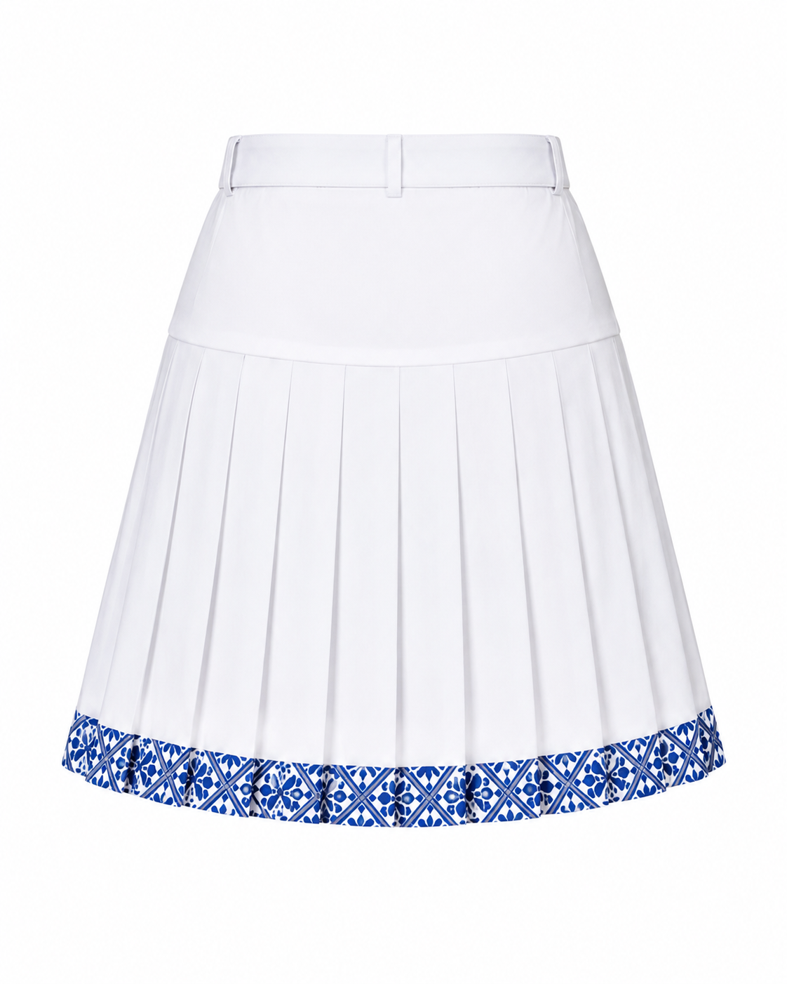 Porcelain Blue Pleat Skirt