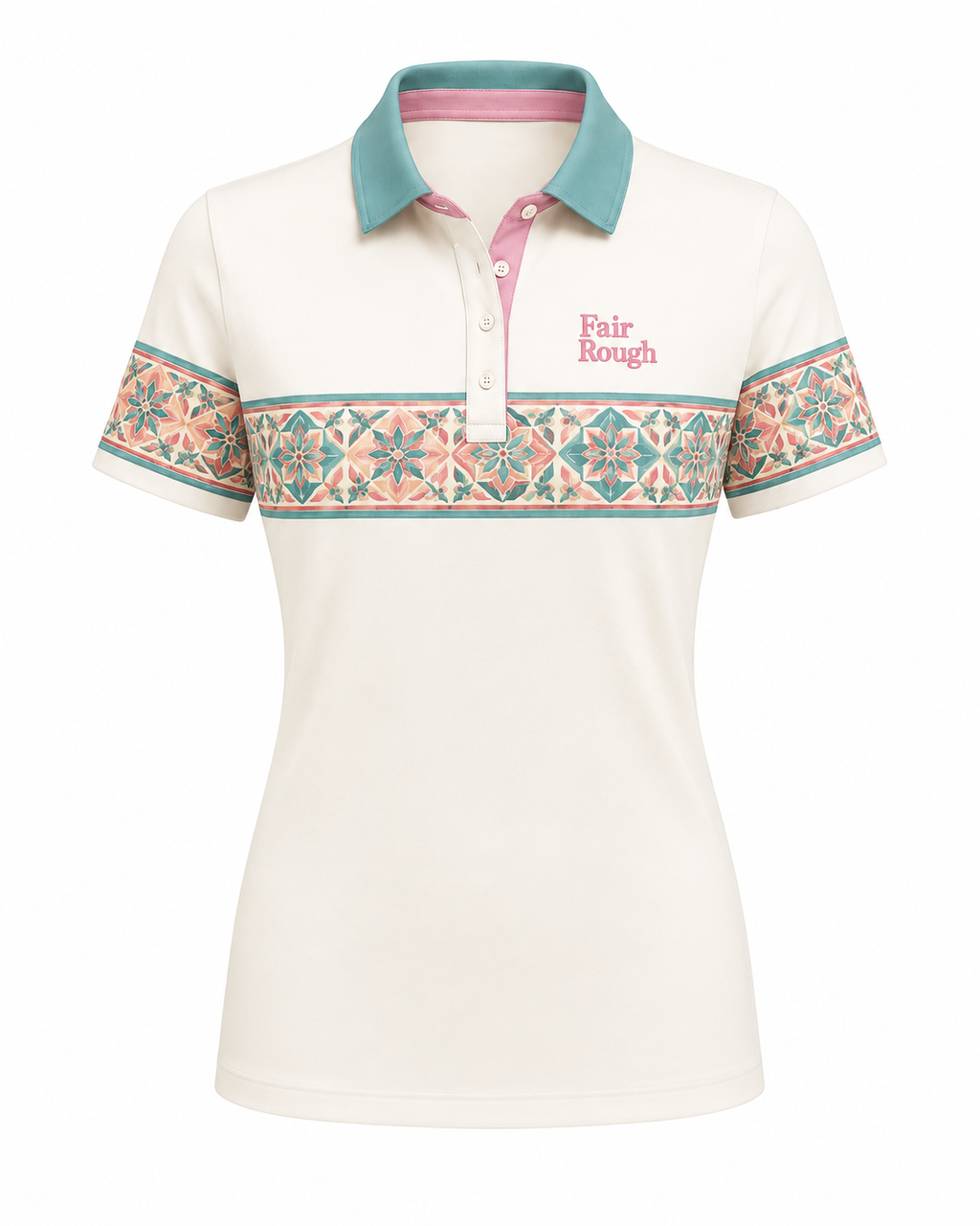 Mosaic Blush Polo