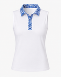 Porcelain Blue Sleeves Polo