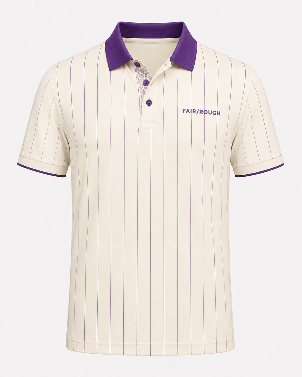 Ivory Pinstripe Polo