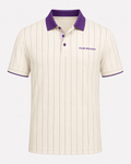 Ivory Pinstripe Polo