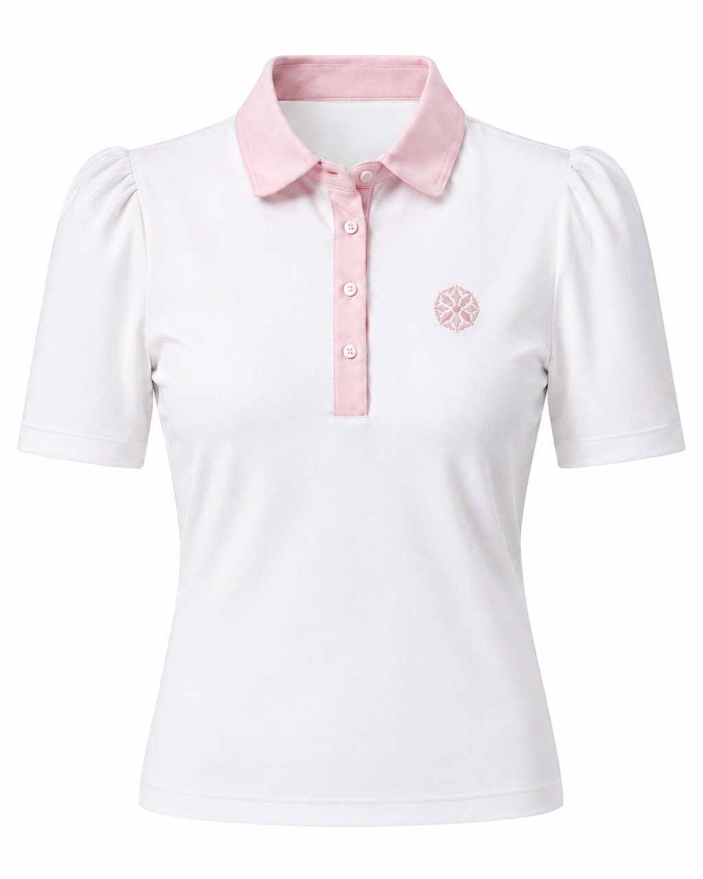 Rose Pleat Polo