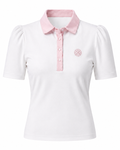 Rose Pleat Polo