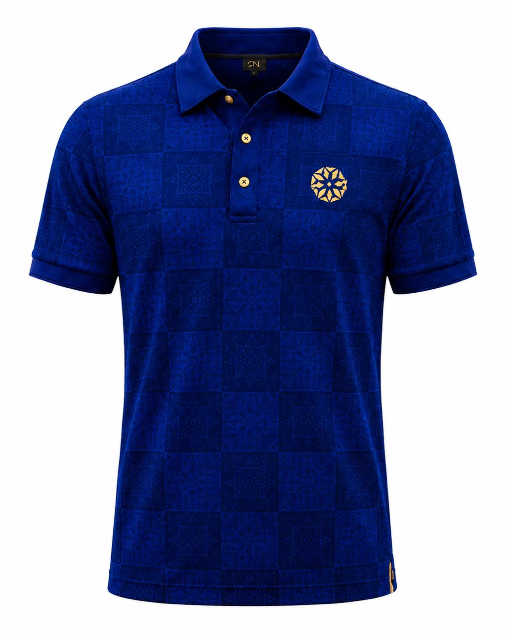 Cobalt Tile Polo